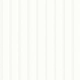 Beadboard White Peel & Stick Wallpaper with Wood Panel Look - York RMK11994WP