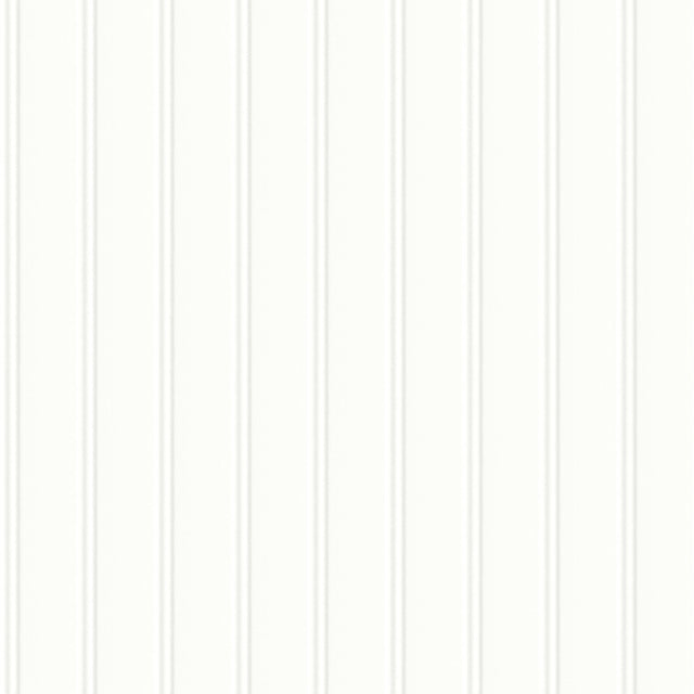 Beadboard White Peel & Stick Wallpaper with Wood Panel Look - York RMK11994WP
