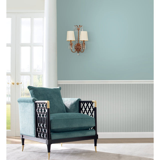 Beadboard Grey Peel & Stick Wallpaper with Farmhouse Wood Panel Look - York RMK11995WP