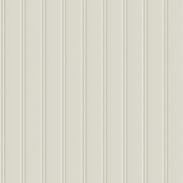 Beadboard Taupe Peel & Stick Wallpaper with Farmhouse Wood Panel Look - York RMK11996WP