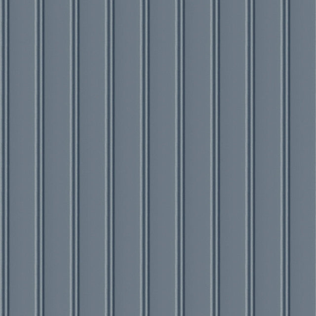 Beadboard Navy Peel & Stick Wallpaper with Wood Look Paneling - York RMK11997WP