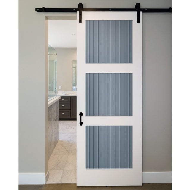 Beadboard Navy Peel & Stick Wallpaper with Wood Look Paneling - York RMK11997WP
