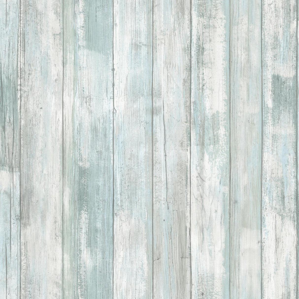 Weathered Planks Blue Peel & Stick Wallpaper with Wood Look Pattern, Farmhouse Style - York RMK12008WP