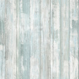 Weathered Planks Blue Peel & Stick Wallpaper with Wood Look Pattern, Farmhouse Style - York RMK12008WP