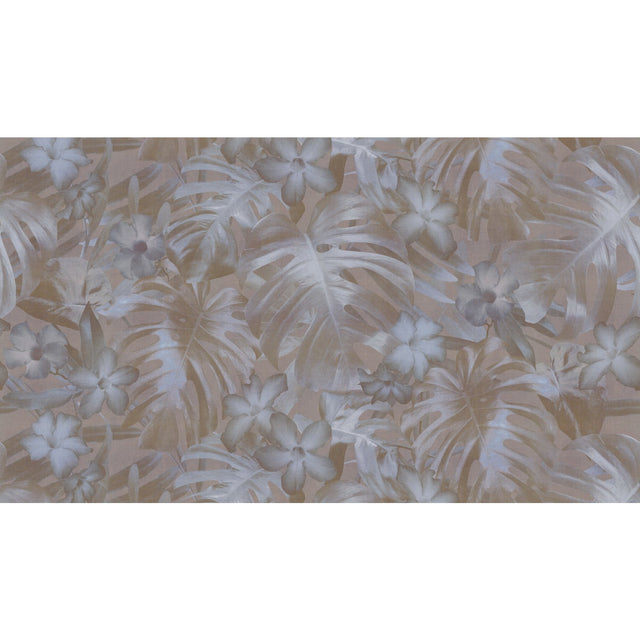 Moonlit Palms Brown Peel & Stick Wall Mural with Whimsical Botanical Trees Pattern - York RMK12024M