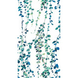 Hanging Watercolor Vines Blue Peel & Stick Wallpaper with Botanical Nature Pattern - York RMK12059RL