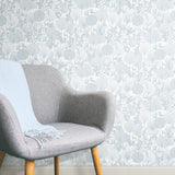 Forest Friends Blue Peel & Stick Wallpaper with Kids Nature Novelty Pattern - York RMK12075RL
