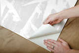 Modern Bamboo Grey Peel & Stick Wallpaper with Nature Bamboo Motif, Transitional Style - York RMK12077WP