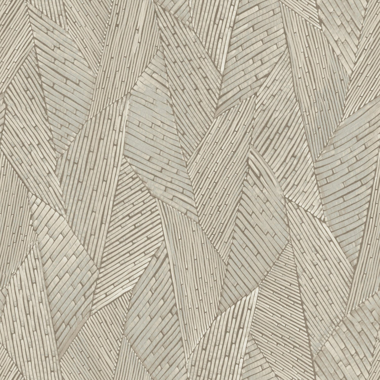 Woven Reed Stitch Brown Peel & Stick Wallpaper with Pearl Effect - RoomMates RMK12111WP
