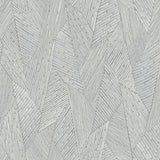 Woven Reed Stitch Grey Peel & Stick Wallpaper