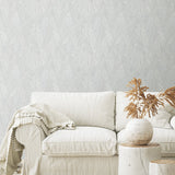 Woven Reed Stitch Grey Peel & Stick Wallpaper