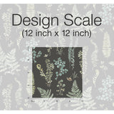 Fern Study Green Peel & Stick Wallpaper with Botanical Leaves Motif - York RMK12115RL