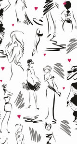 Glamour Grey Peel & Stick Wallpaper