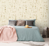 Glamour Beige Peel & Stick Wallpaper