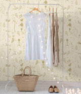 Glamour Beige Peel & Stick Wallpaper