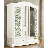 Kensington Garden Beige Peel & Stick Wallpaper with Whimsical Botanical Floral Pattern - York RMK12164PLW