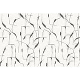 Ivory Coast Grey Peel & Stick Wall Mural with Abstract Glam Etched Motif - York RMK12210M