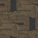 Zulu Signature Gold Peel & Stick Wallpaper with Metallic Global Texture Pattern - York RMK12213PL