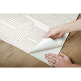 Zulu Signature White Peel & Stick Wallpaper with Global Texture Pattern Glam Style - York RMK12214PL