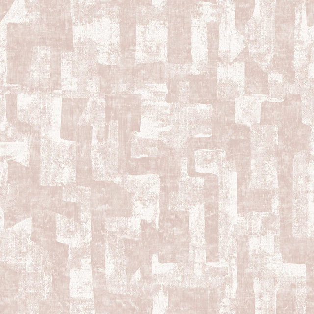 Capetown Pink Peel & Stick Wallpaper with Modern Abstract Texture Pattern - York RMK12219PLW
