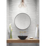 Burundi Thatch Grey Peel & Stick Wallpaper with Distressed Textures Pattern, Glam Global Style - York RMK12220PL