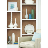 Sahara Brown Peel & Stick Wallpaper with Geometric Elliptical Pattern - York RMK12223PLW