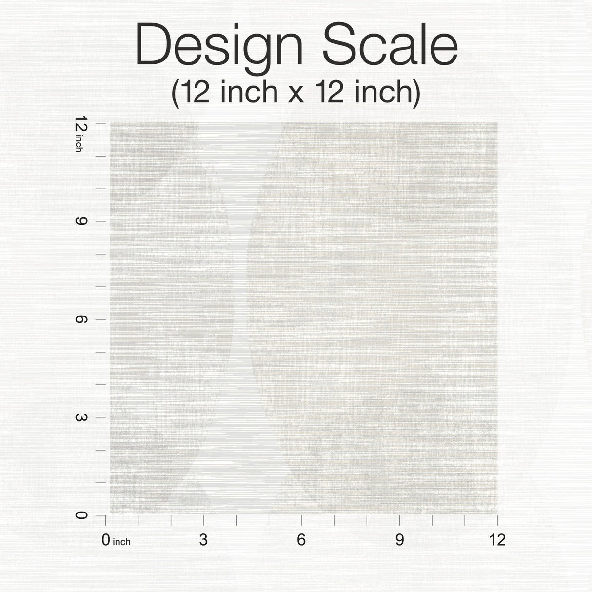 Sahara Grey Peel & Stick Wallpaper with Geometric Elliptical Pattern, Modern Style - York RMK12224PLW