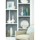 Sahara Blue Peel & Stick Wallpaper with Geometric Elliptical Pattern, Modern Style - York RMK12225PLW