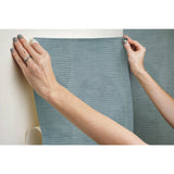 Sahara Blue Peel & Stick Wallpaper with Geometric Elliptical Pattern, Modern Style - York RMK12225PLW
