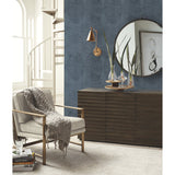 Sahara Indigo Geometric Peel & Stick Wallpaper with Modern Global Style - York RMK12226PLW