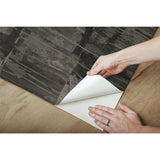 Congo Grey Peel & Stick Wallpaper with Texture Pattern Glam Style - York RMK12229PLW