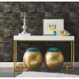 Congo Grey Peel & Stick Wallpaper with Texture Pattern Glam Style - York RMK12229PLW