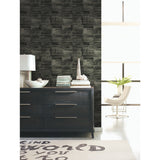 Congo Grey Peel & Stick Wallpaper with Texture Pattern Glam Style - York RMK12229PLW