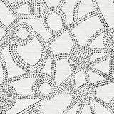 Amhara Black Peel & Stick Wallpaper with Abstract Dot Linework - York RMK12235PL