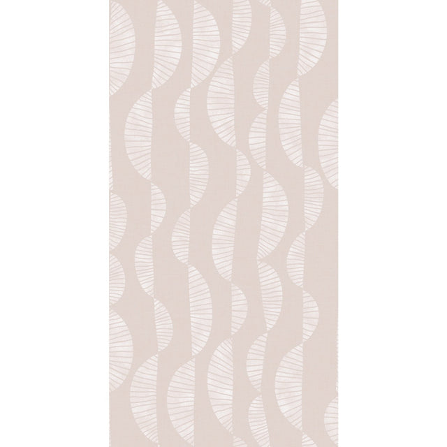 Seychelles Wave Pink Peel & Stick Wallpaper with Modern Ocean Novelty Pattern - York RMK12236PLW