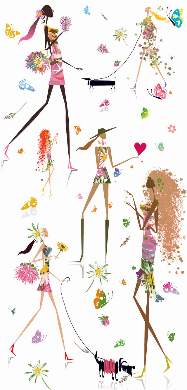 Fun Chic Pink Peel & Stick Wallpaper