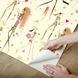 Fun Chic Yellow Peel & Stick Wallpaper