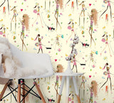 Fun Chic Yellow Peel & Stick Wallpaper