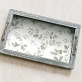 Dancing Leaves Green Peel & Stick Wallpaper with Whimsical Botanical Floral Pattern - York RMK12274PL