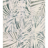 Cubism Palm Green Peel & Stick Wallpaper with Tropical Novelty Palm Tile Pattern - York RMK12312RL