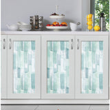Watercolor Glass Blue Peel & Stick Wallpaper with Abstract Whimsical Pattern - York RMK12316RL