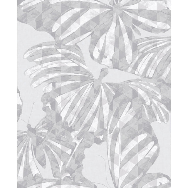 Butterfly Grey Peel & Stick Wallpaper