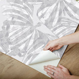 Butterfly Grey Peel & Stick Wallpaper