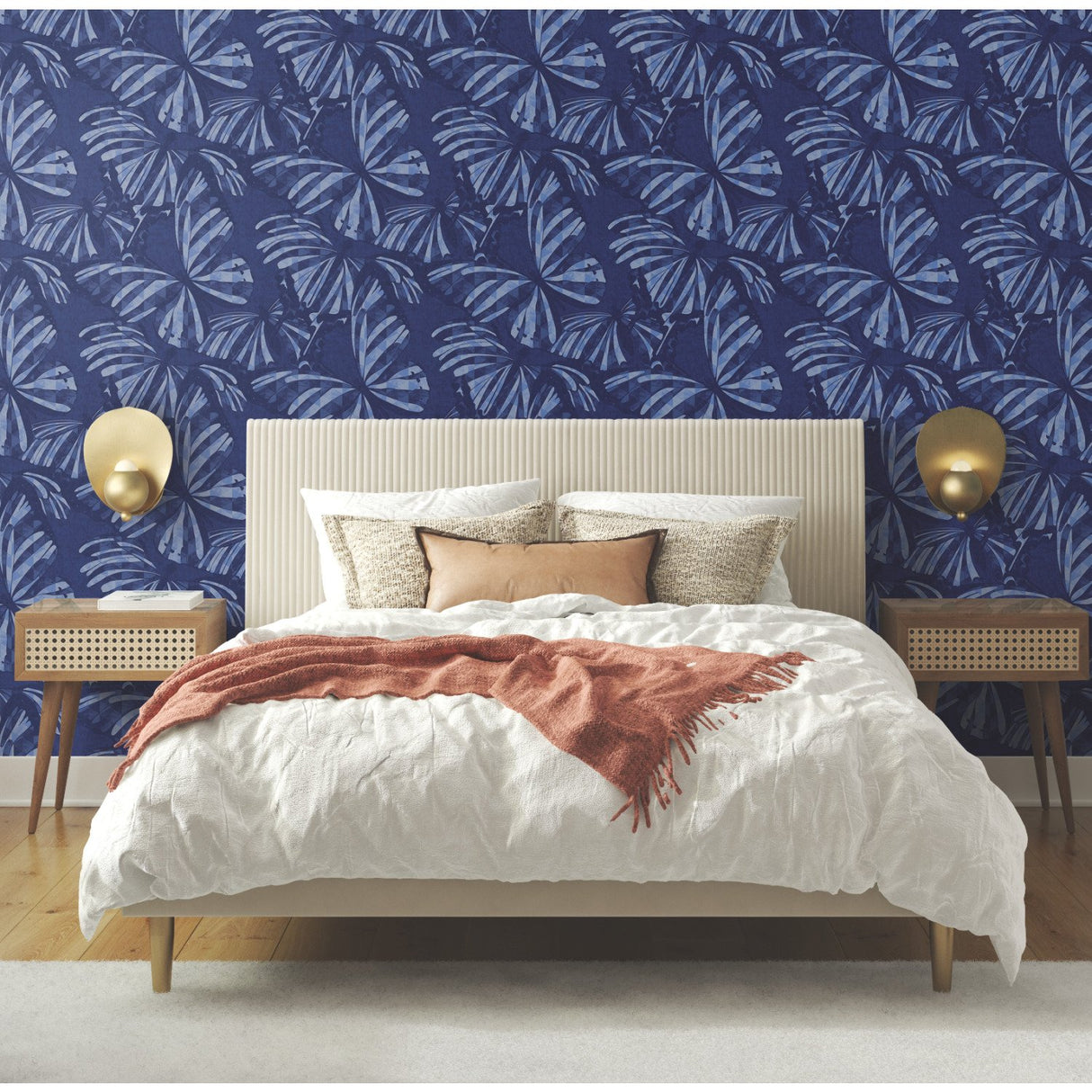 Butterfly Blie Peel & Stick Wallpaper