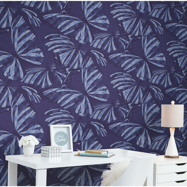 Butterfly Blie Peel & Stick Wallpaper