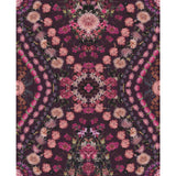 Dried Flower Kaleidoscope Pink Peel & Stick Wallpaper with Whimsical Botanical Novelty Pattern - York RMK12320RL
