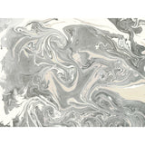 Acrylic Pour Walllpaper Grey Peel & Stick Wall Mural
