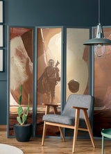 Star Wars: The Mandalorian Multicolor Peel & Stick Wall Mural with Modern Graphics Pattern - RMK12394M