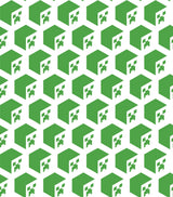 Minecraft Creeper Face Green Peel & Stick Wallpaper with Geometric Creeper Motif - York RMK12395RL