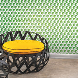 Minecraft Creeper Face Green Peel & Stick Wallpaper with Geometric Creeper Motif - York RMK12395RL